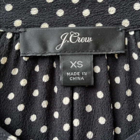 J.Crew Drapey Popover Shirt in Dots - Picture 5 of 9